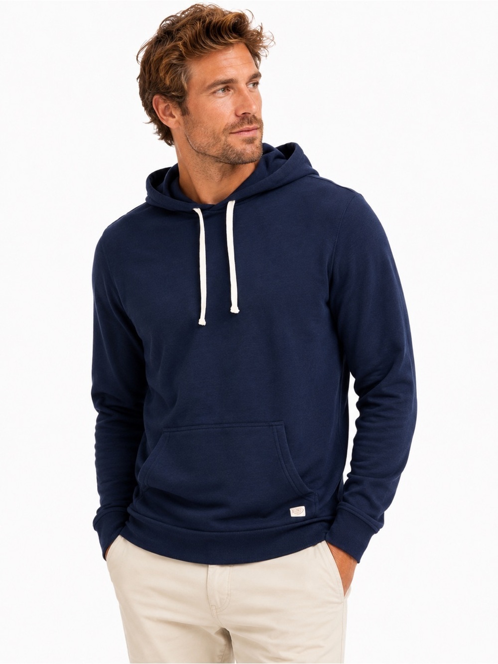 Marine Layer Men’s True Navy Sunset Pullover Hoodie Size Small NWT